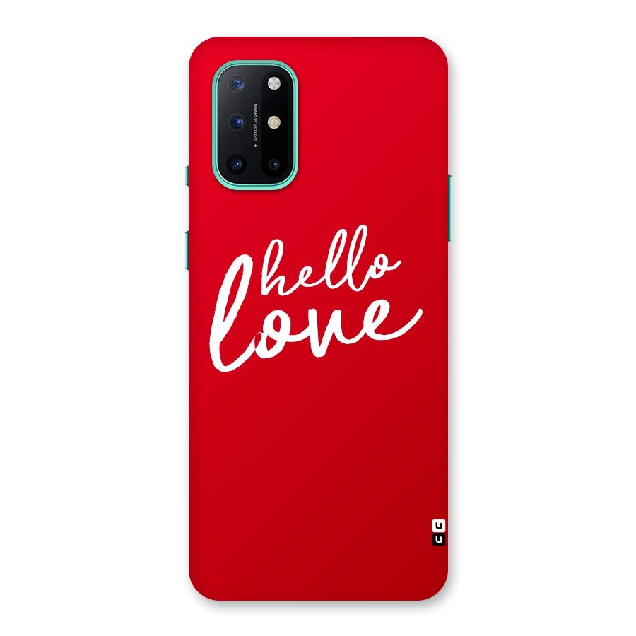 Hello Love Back Case for OnePlus 8T