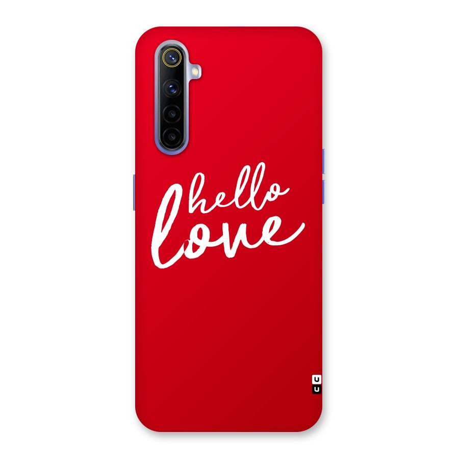 Hello Love Back Case for Realme 6i