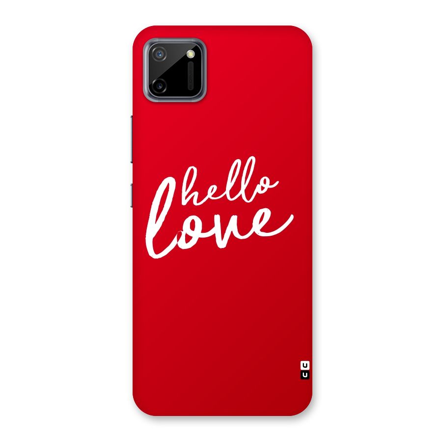 Hello Love Back Case for Realme C11