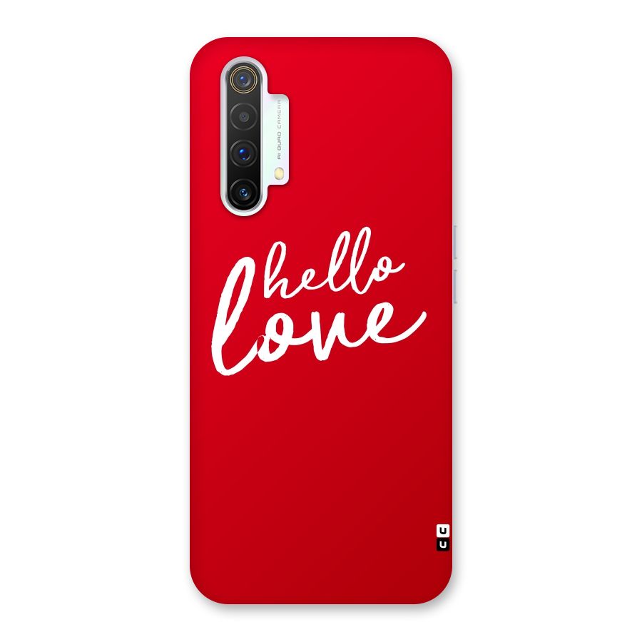 Hello Love Back Case for Realme X3