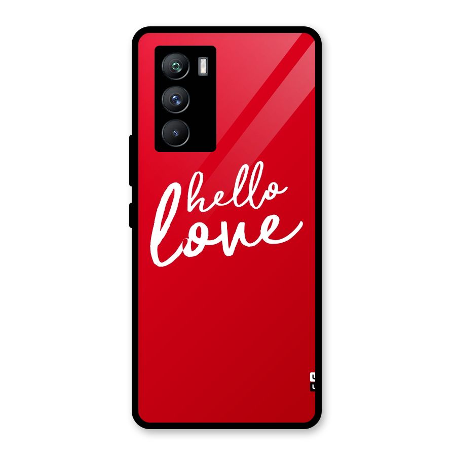 Hello Love Glass Back Case for Vivo iQOO 9 SE