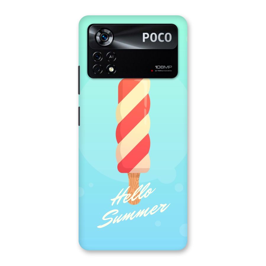 Hello Summer Back Case for Poco X4 Pro 5G