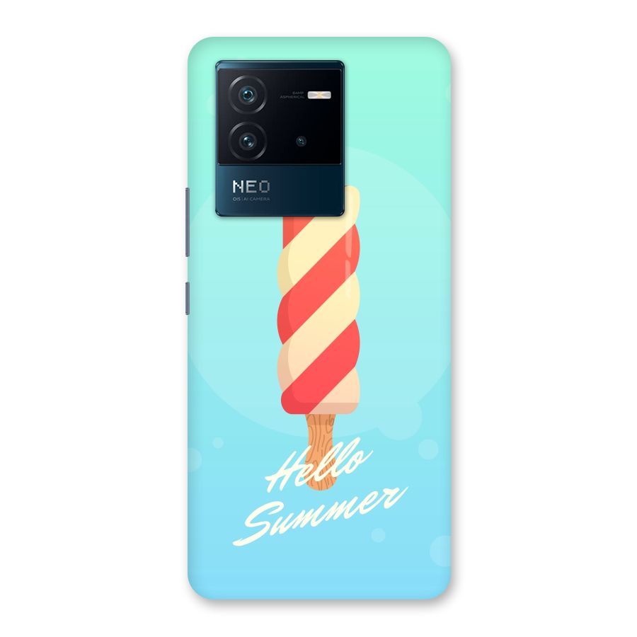 Hello Summer Back Case for Vivo iQOO Neo 6 5G