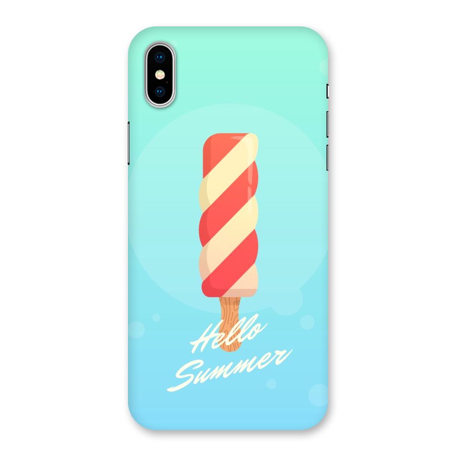 Hello Summer Back Case for iPhone XS