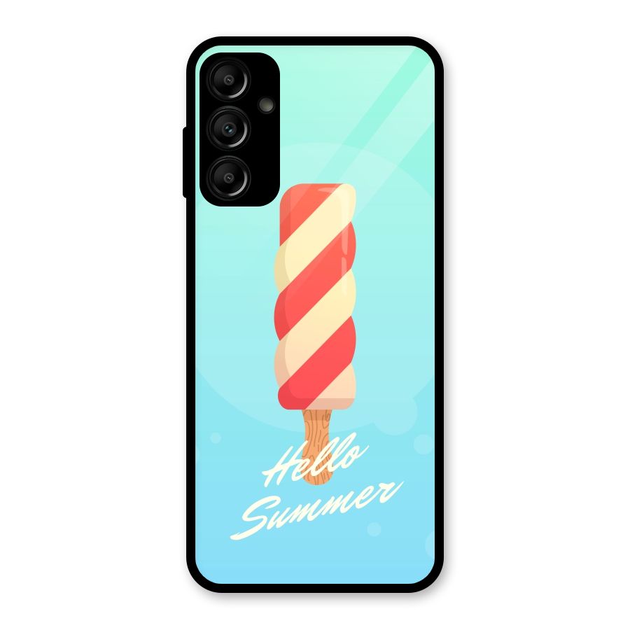 Hello Summer Glass Back Case for Galaxy A14 5G