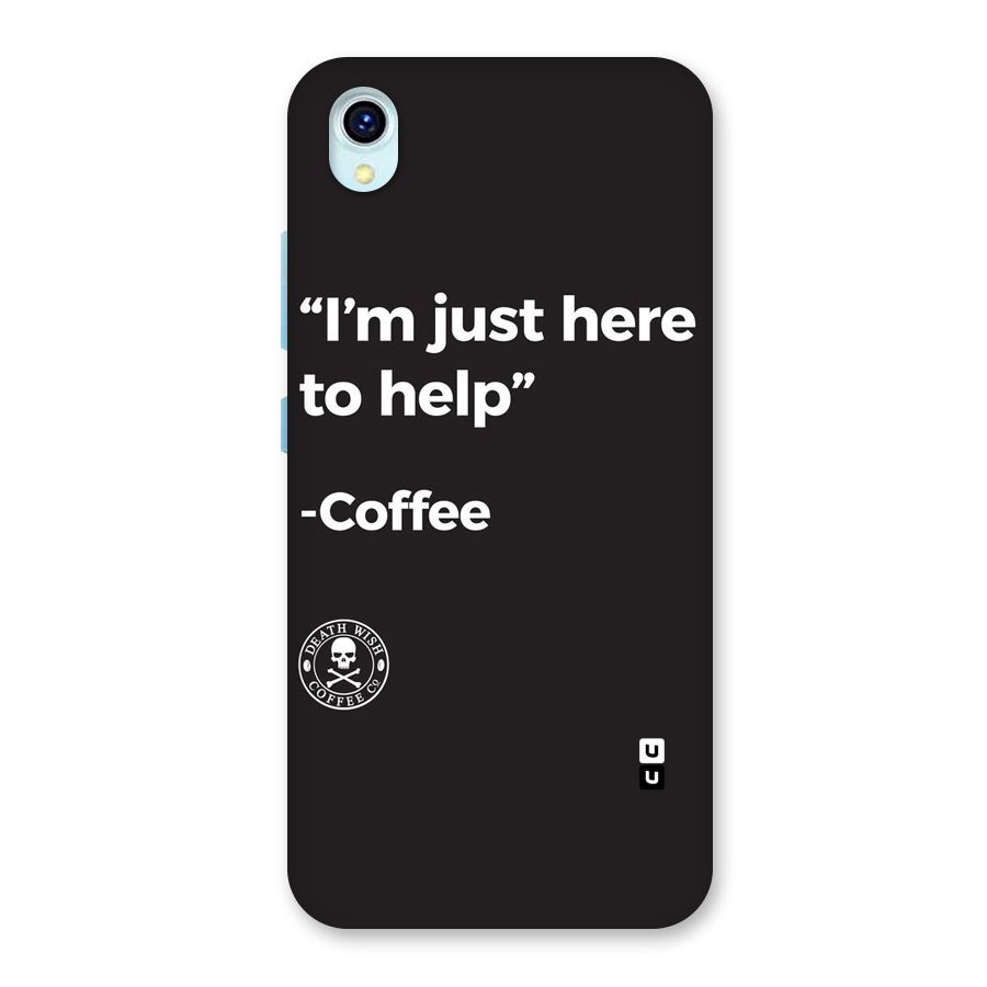 Here To Help Back Case for Vivo Y1s