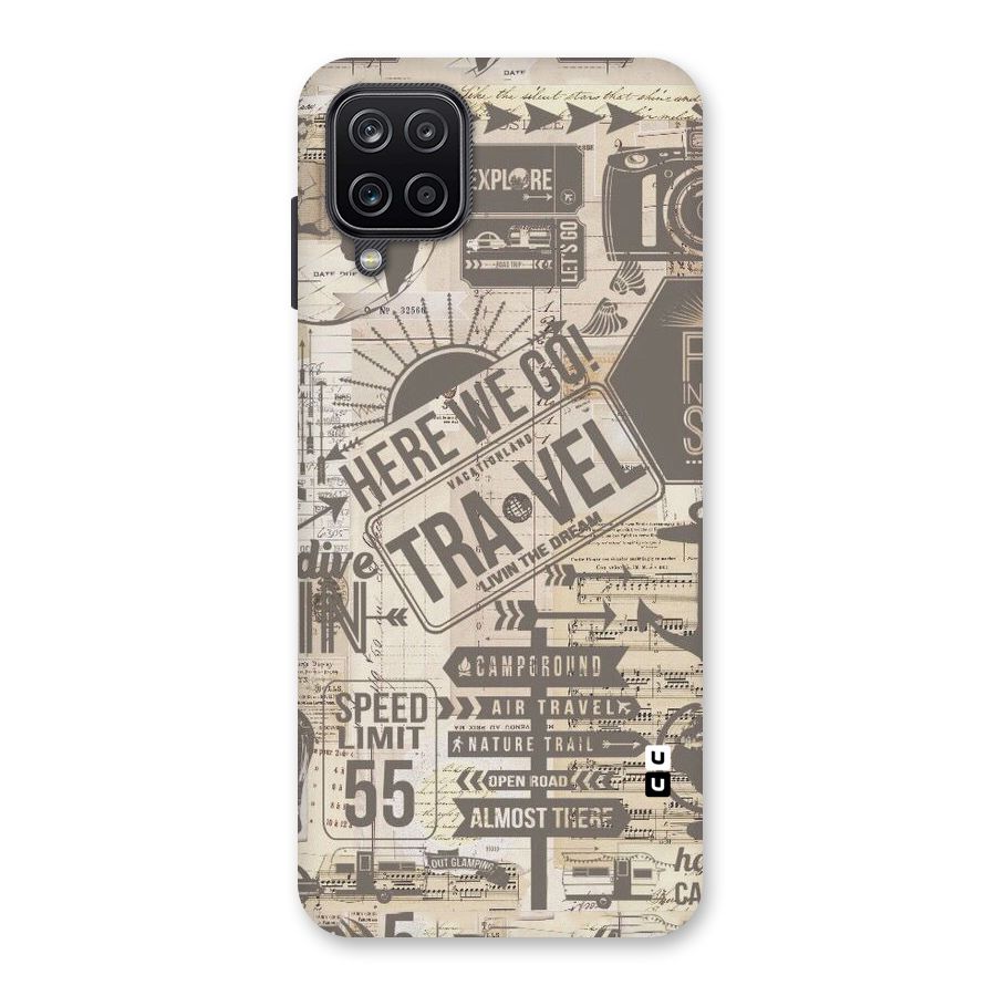 Here We Travel Back Case for Galaxy A12