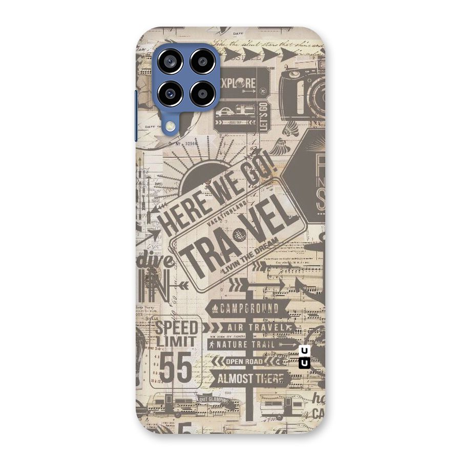 Here We Travel Back Case for Galaxy M53 5G