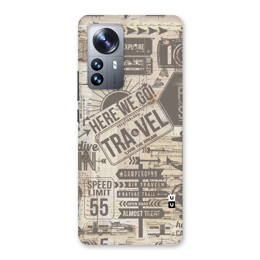 Here We Travel Back Case for Xiaomi 12 Pro