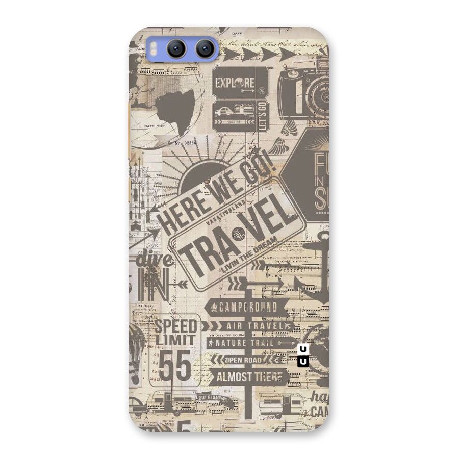 Here We Travel Back Case for Xiaomi Mi 6