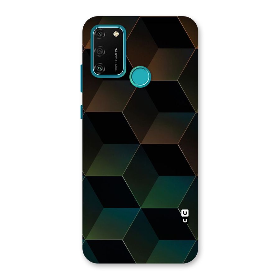 Hexagonal Design Back Case for Honor 9A