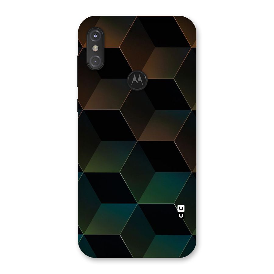 Hexagonal Design Back Case for Motorola One Power
