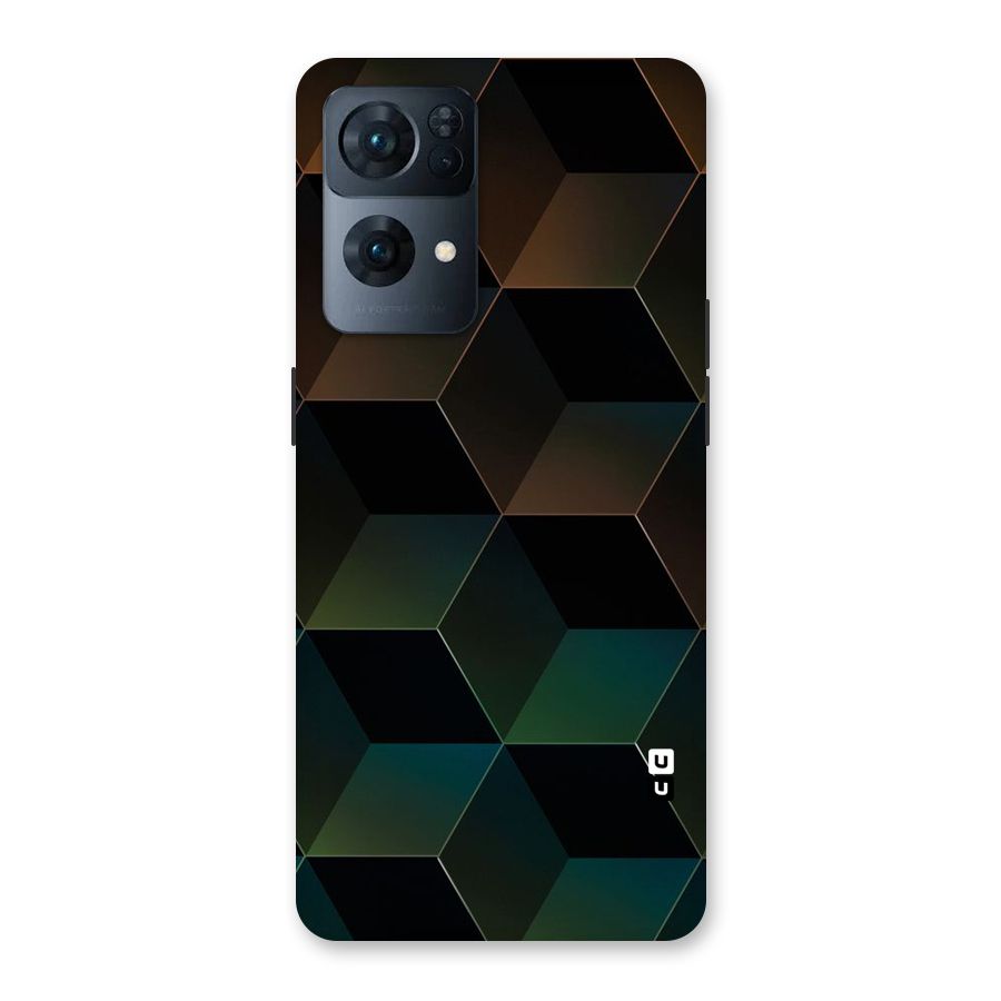 Hexagonal Design Back Case for Oppo Reno7 Pro 5G