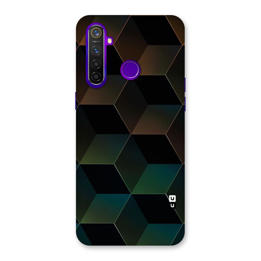 Hexagonal Design Back Case for Realme 5 Pro