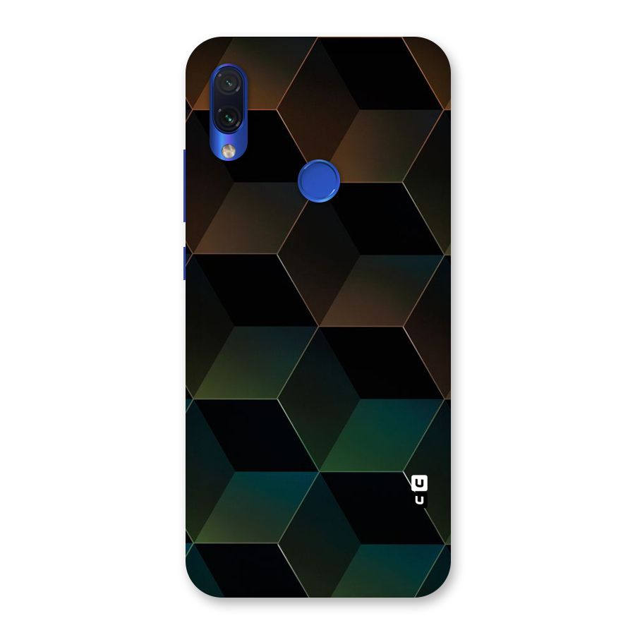 Hexagonal Design Back Case for Redmi Note 7