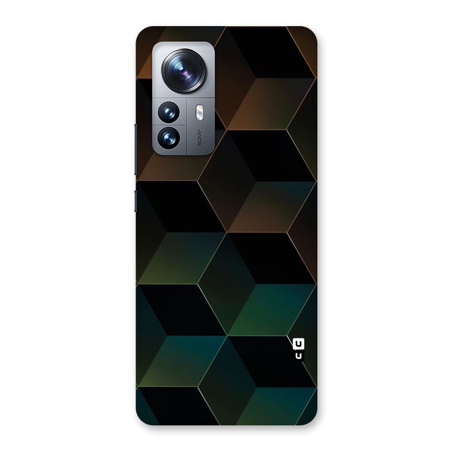 Hexagonal Design Back Case for Xiaomi 12 Pro