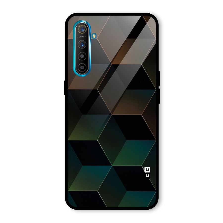 Hexagonal Design Glass Back Case for Realme X2