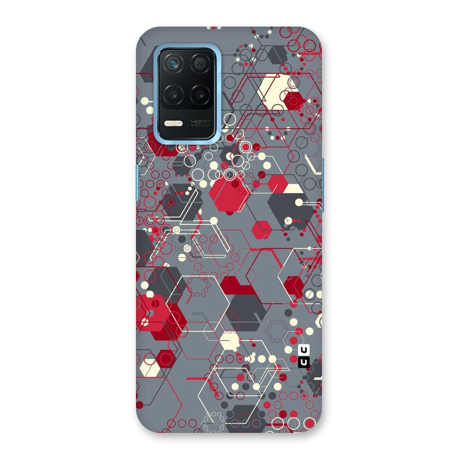Hexagons Pattern Back Case for Realme 8 5G