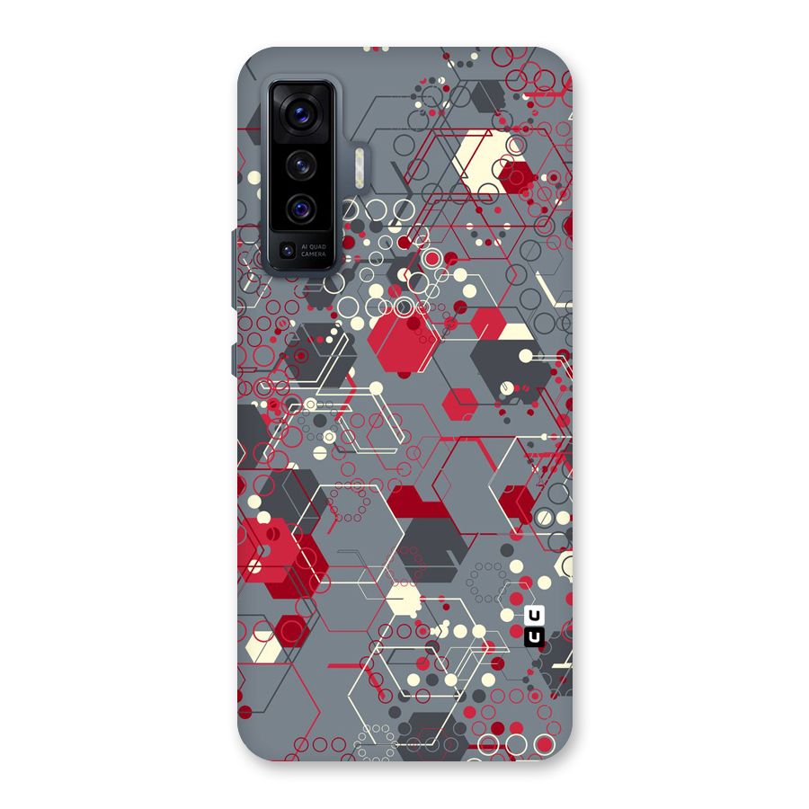 Hexagons Pattern Back Case for Vivo X50