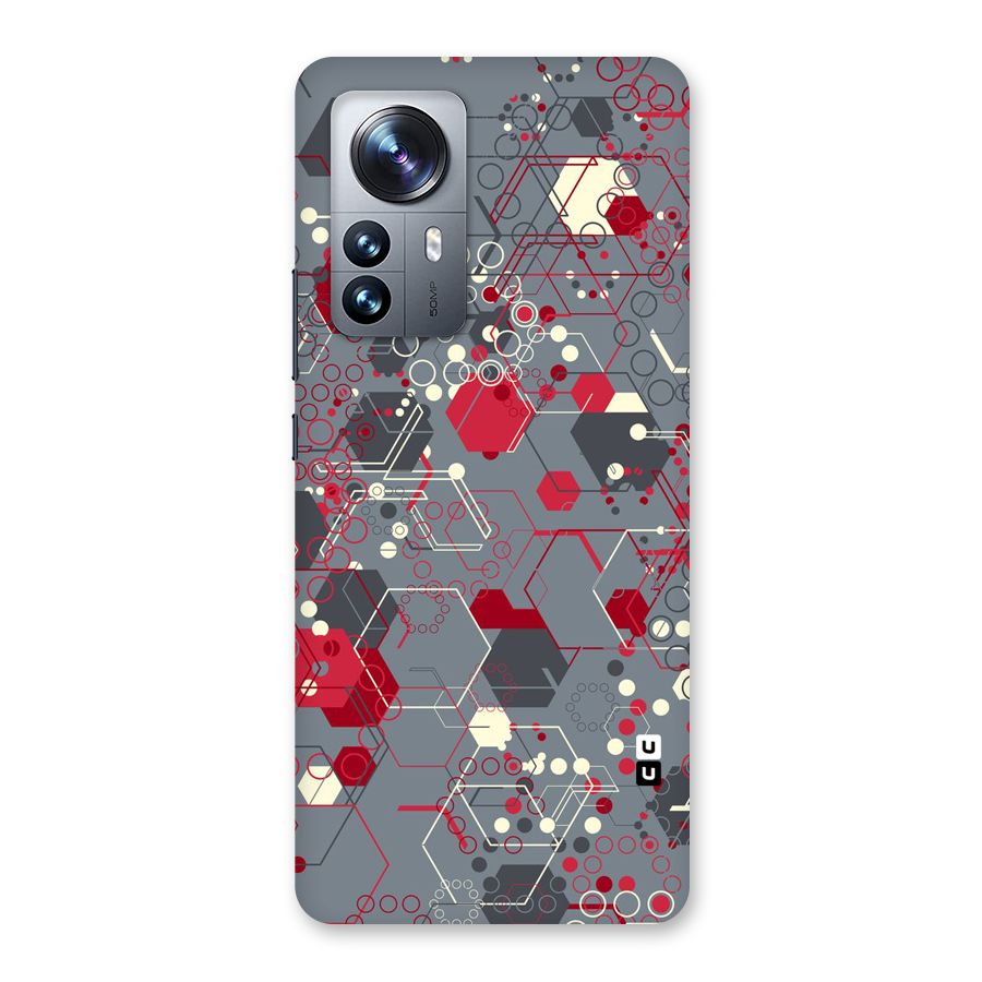 Hexagons Pattern Back Case for Xiaomi 12 Pro