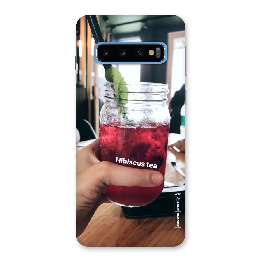 Hibiscus Tea Back Case for Galaxy S10