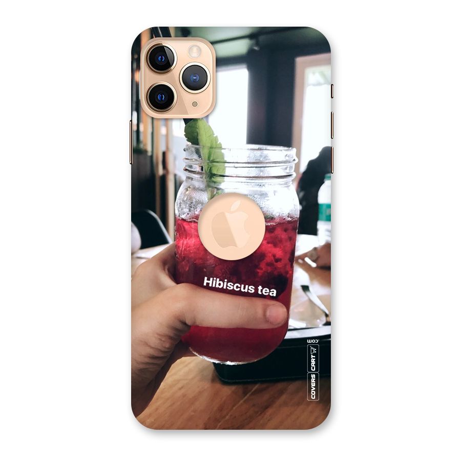 Hibiscus Tea Back Case for iPhone 11 Pro Max Logo Cut