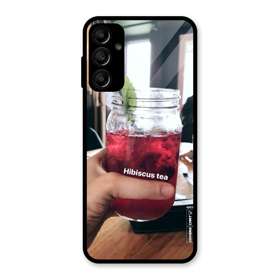 Hibiscus Tea Glass Back Case for Galaxy A14 5G