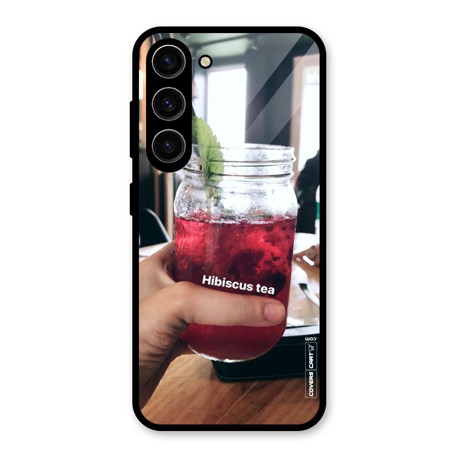 Hibiscus Tea Glass Back Case for Galaxy S23