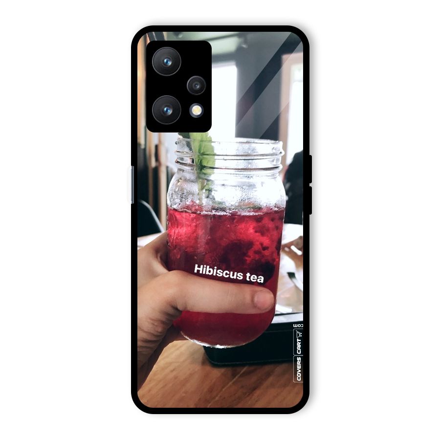 Hibiscus Tea Glass Back Case for Realme 9 Pro 5G