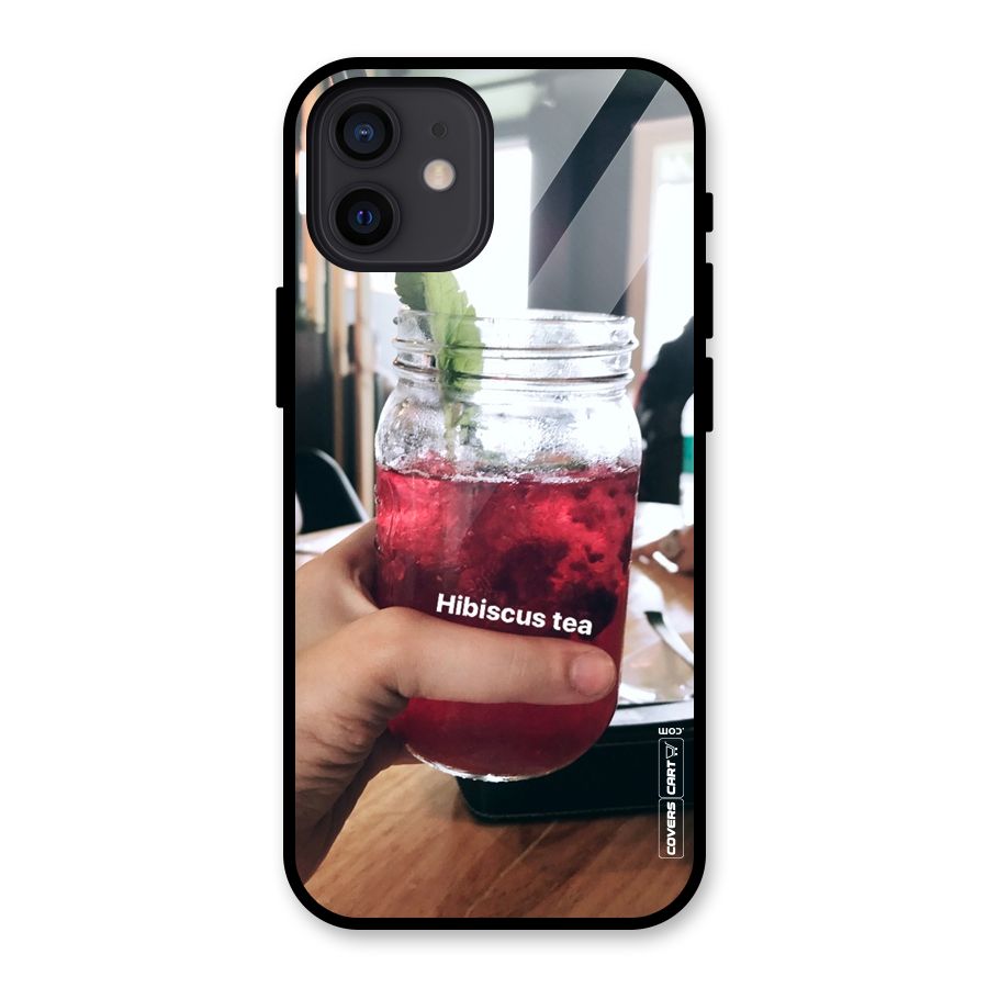 Hibiscus Tea Glass Back Case for iPhone 12