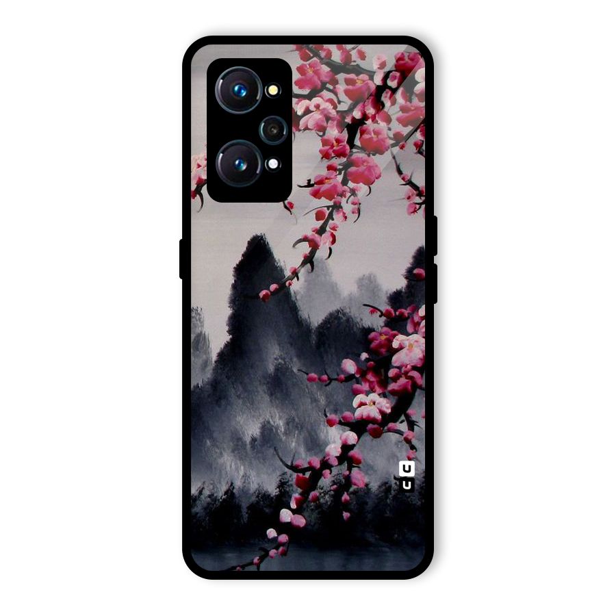 Hills And Blossoms Glass Back Case for Realme GT 2