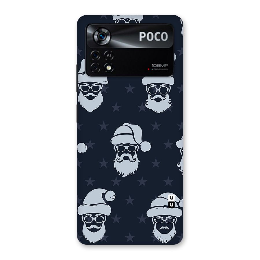 Hipster Santa Back Case for Poco X4 Pro 5G