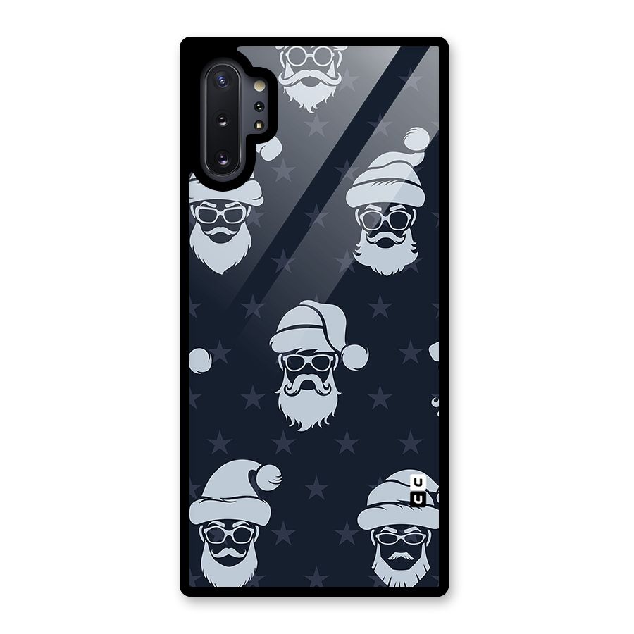 Hipster Santa Glass Back Case for Galaxy Note 10 Plus