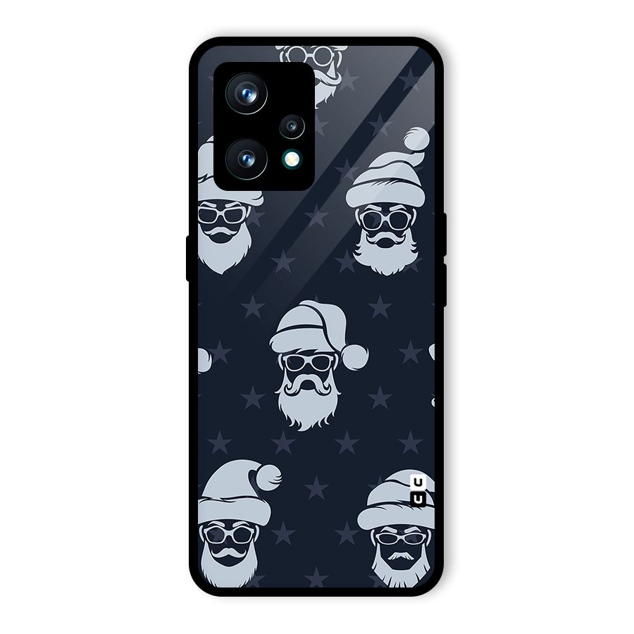 Hipster Santa Glass Back Case for Realme 9 Pro Plus 5G