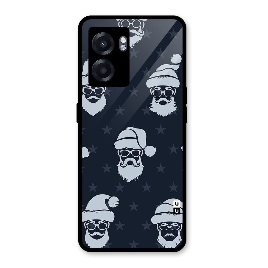 Hipster Santa Glass Back Case for Realme Narzo 50 5G