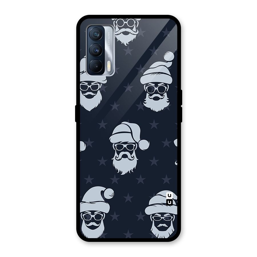 Hipster Santa Glass Back Case for Realme X7