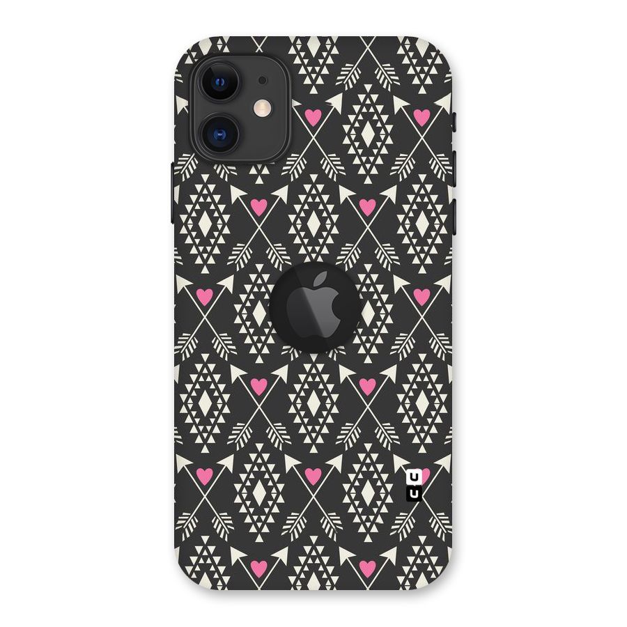 Hit Arrow Love Back Case for iPhone 11 Logo Cut