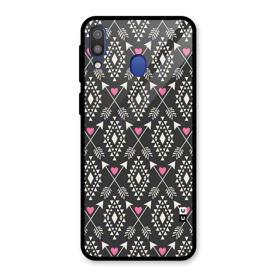 Hit Arrow Love Glass Back Case for Galaxy M20