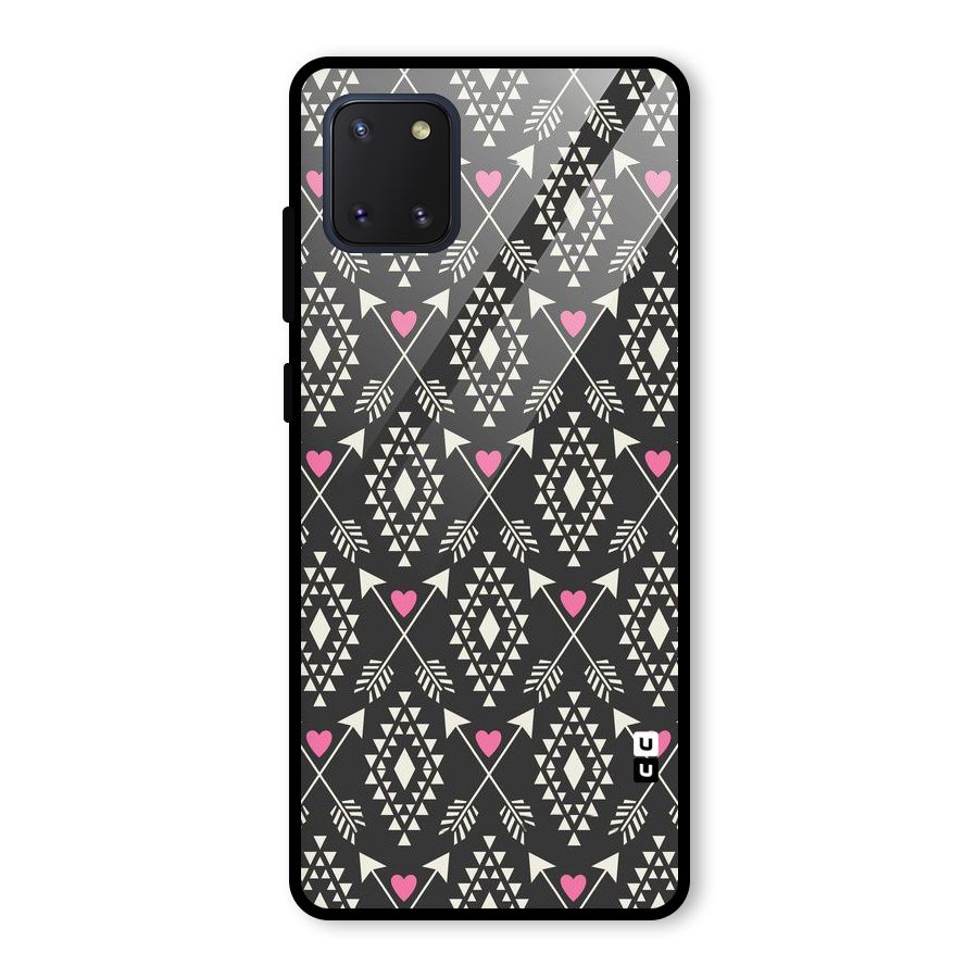 Hit Arrow Love Glass Back Case for Galaxy Note 10 Lite