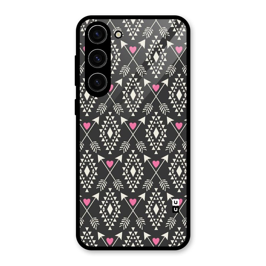 Hit Arrow Love Glass Back Case for Galaxy S23 Plus