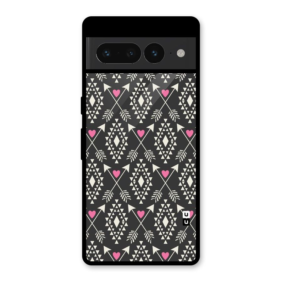 Hit Arrow Love Glass Back Case for Google Pixel 7 Pro