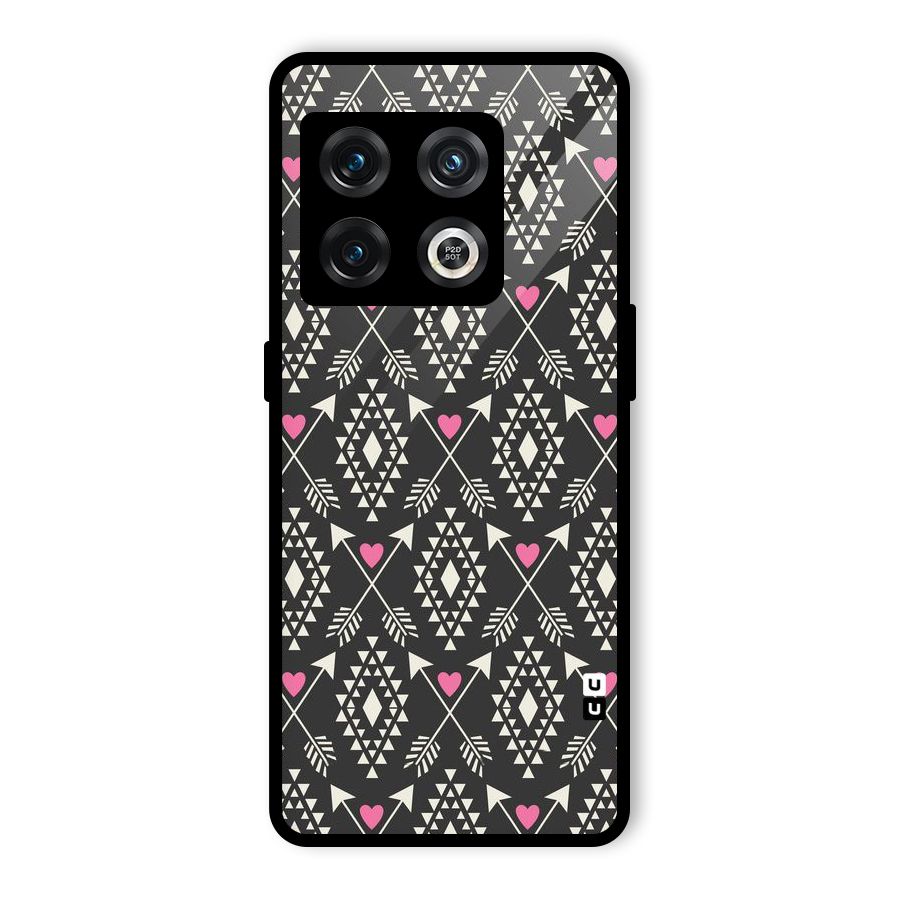 Hit Arrow Love Glass Back Case for OnePlus 10 Pro 5G