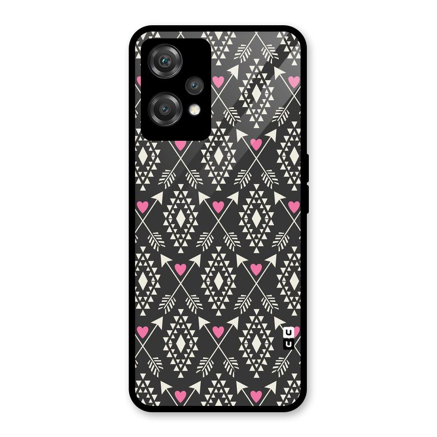 Hit Arrow Love Glass Back Case for OnePlus Nord CE 2 Lite 5G