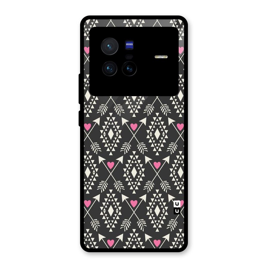 Hit Arrow Love Glass Back Case for Vivo X80