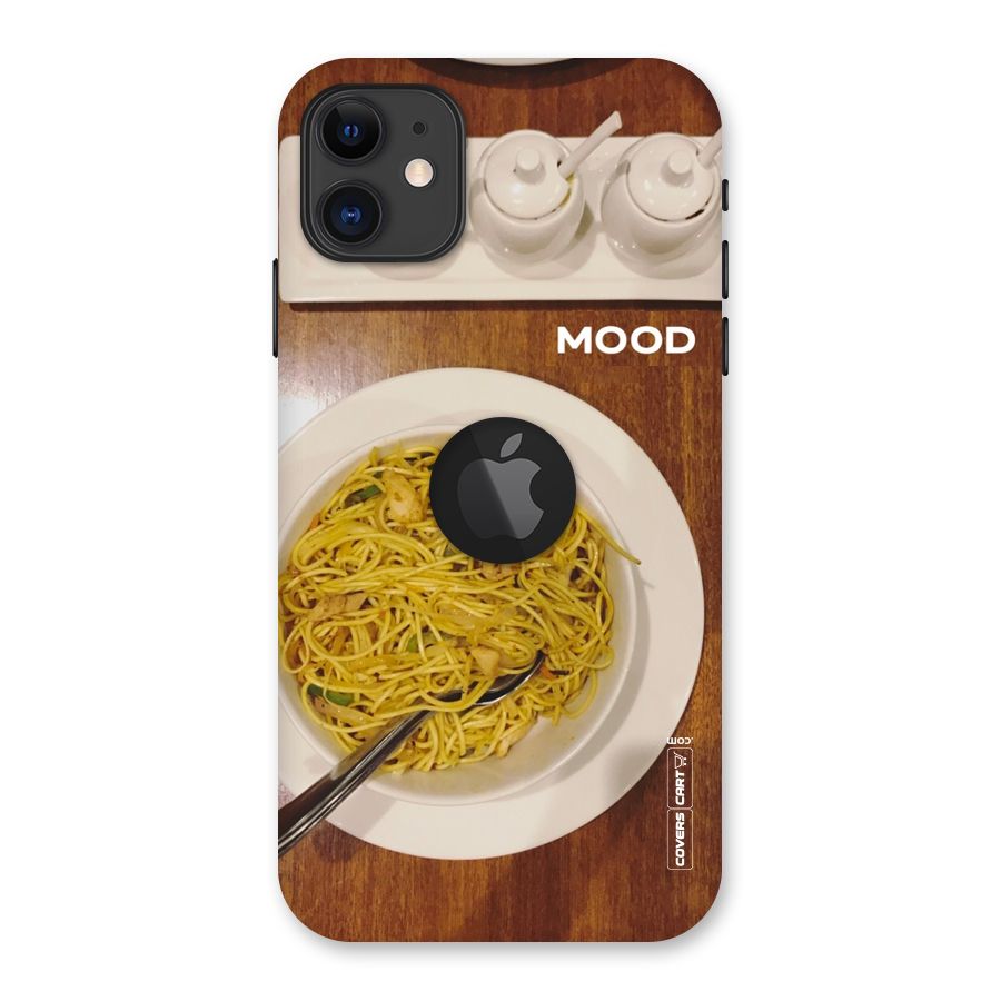 Hogging Mood Back Case for iPhone 11 Logo Cut