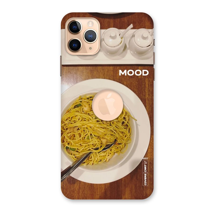 Hogging Mood Back Case for iPhone 11 Pro Max Logo Cut