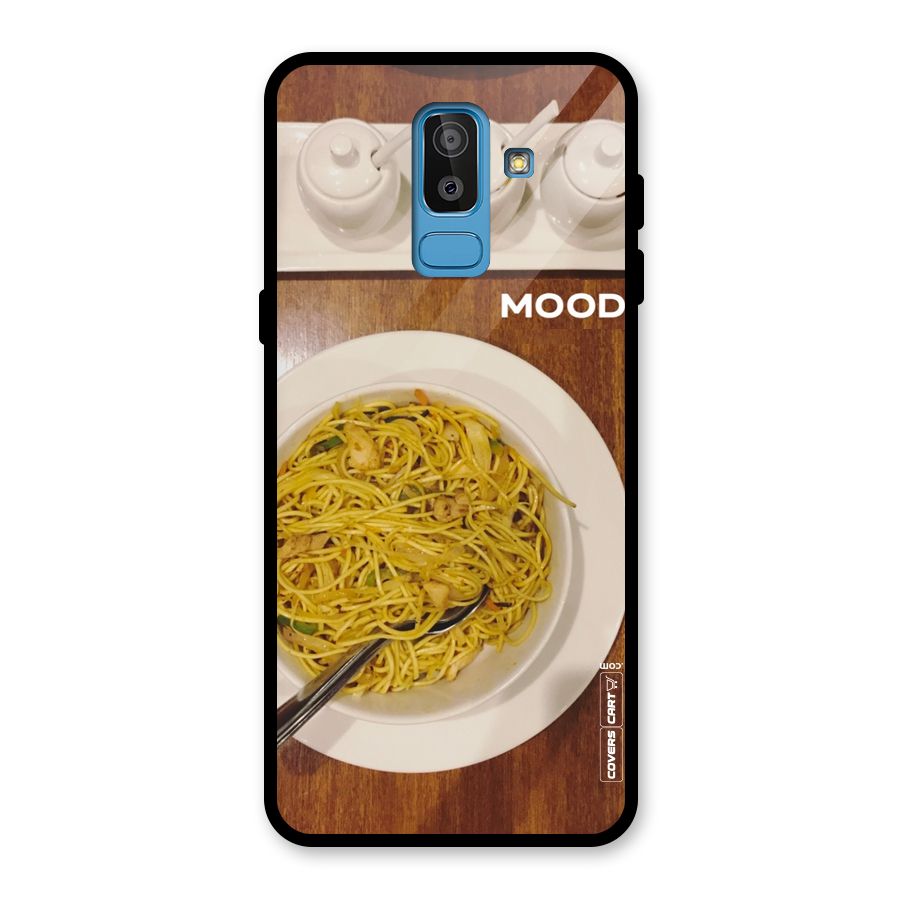Hogging Mood Glass Back Case for Galaxy J8
