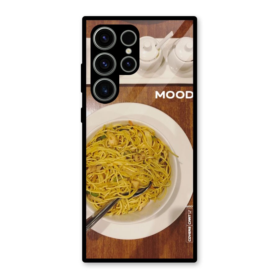 Hogging Mood Glass Back Case for Galaxy S23 Ultra