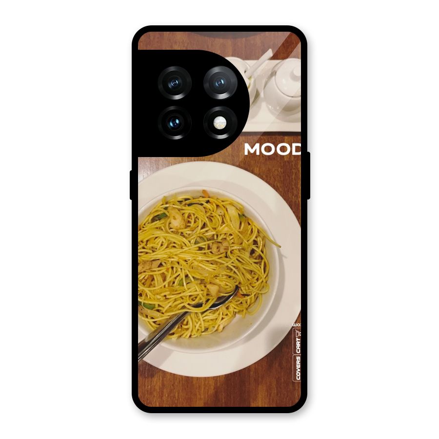 Hogging Mood Glass Back Case for OnePlus 11