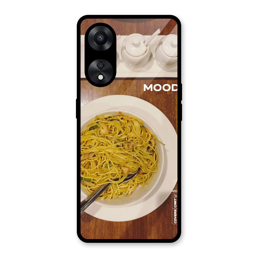 Hogging Mood Glass Back Case for Oppo A78
